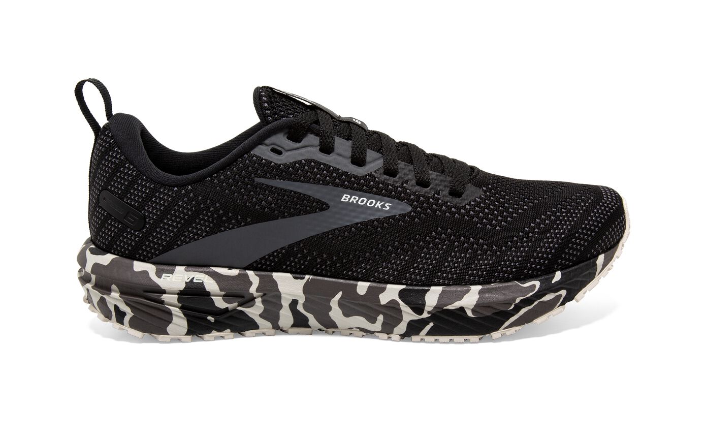 Women's Brooks Revel 6, Black/Luna Rock, 11.5 B Medium