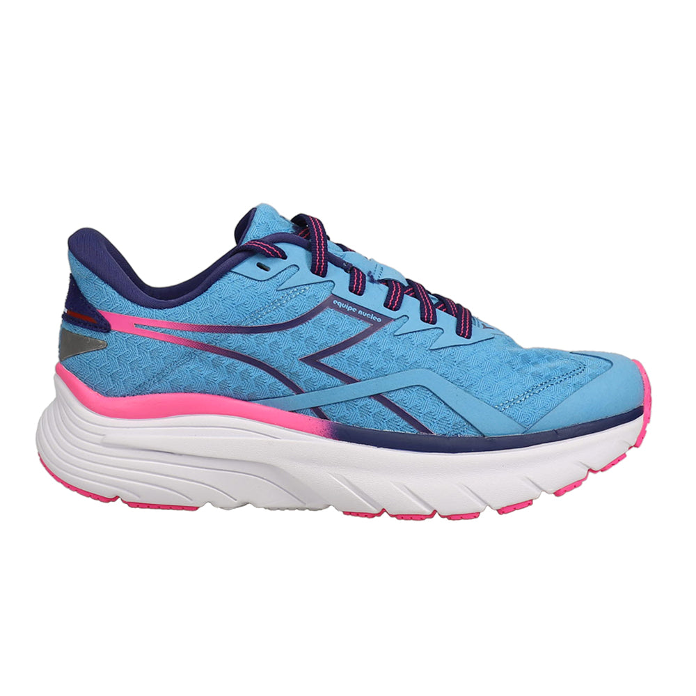 Women's Diadora Equipe Nucleo, Bonnie Blue/Pink Fluo, 8 B Medium