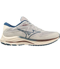 Men's Mizuno Wave Rider 27 SSW, Papyrus/Blue Opal, 13 D Medium