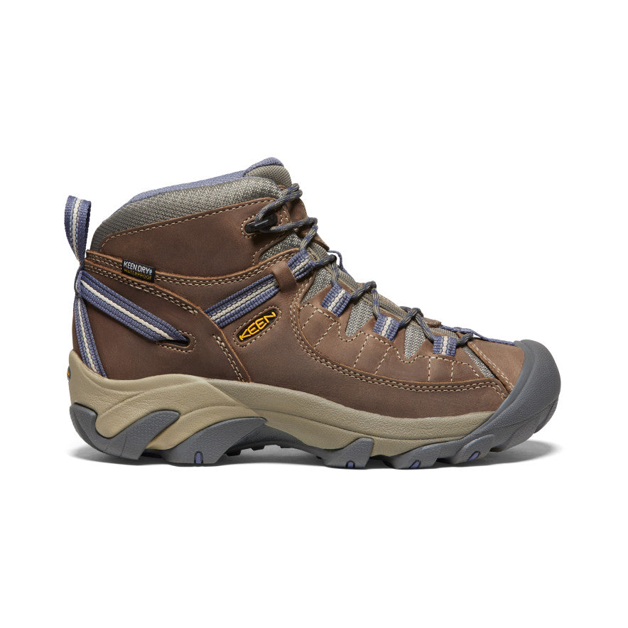 Women's Keen Terradora II Mid Waterproof, Goat/Crown Blue, 7.5 B Medium