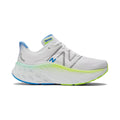 Women's New Balance Fresh Foam X More v4, White/Cobalt, 11 D Wide