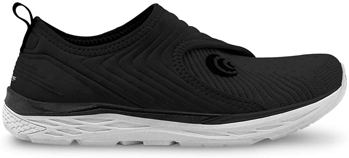 Women's Topo Athletic Vibe, Black/White, 7 B Medium