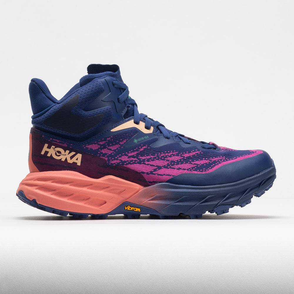 Hoka One One Speedgoat 5 Mid GTX Women's  Bellwether Blue/Camellia