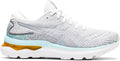 Women's Asics Gel-Nimbus 24, White/Pure Silver, 5 B Medium