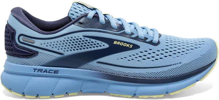 Women's Brooks Trace 2, Blue/Navy/Yellow, 8 B Medium