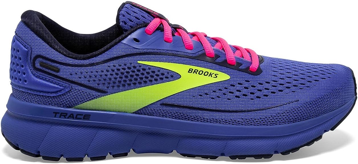 Women's Brooks Trace 2, Blue/Pink/Nightlife, 9 B Medium