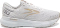 Women's Brooks Glycerin 20, White/Khaki, 10.5 B Medium
