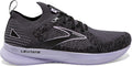 Women???¡é?¡éa€????¡éa€??¡és Brooks Levitate StealthFit 5, Black/Ebony/Lilac, 7 B Medium