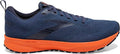 Men's Brooks Revel 5, Titan/Peacoat/Flame, 12 D Medium