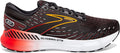 Men's Brooks Glycerin GTS 20, Black/Blackened Pearl/Fiery Red, 8.5 D Medium