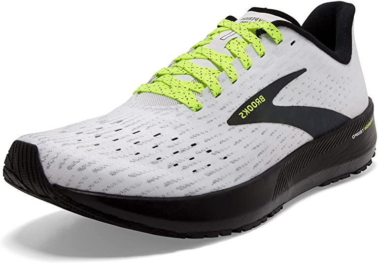 Women's Brooks Hyperion Tempo, White/Nightlife/Black, 9.5 B Medium