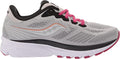 Women's Saucony Ride 14, Fog/Cherry, 9 B Medium
