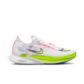Men's Nike ZoomX Streakfly, White/Black-Volt-Racer Blue, 8 D Medium