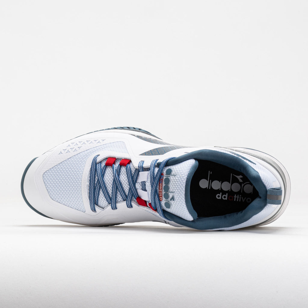 Diadora Blushield Torneo 2 AG Men's  White/Oceanview/Salsa