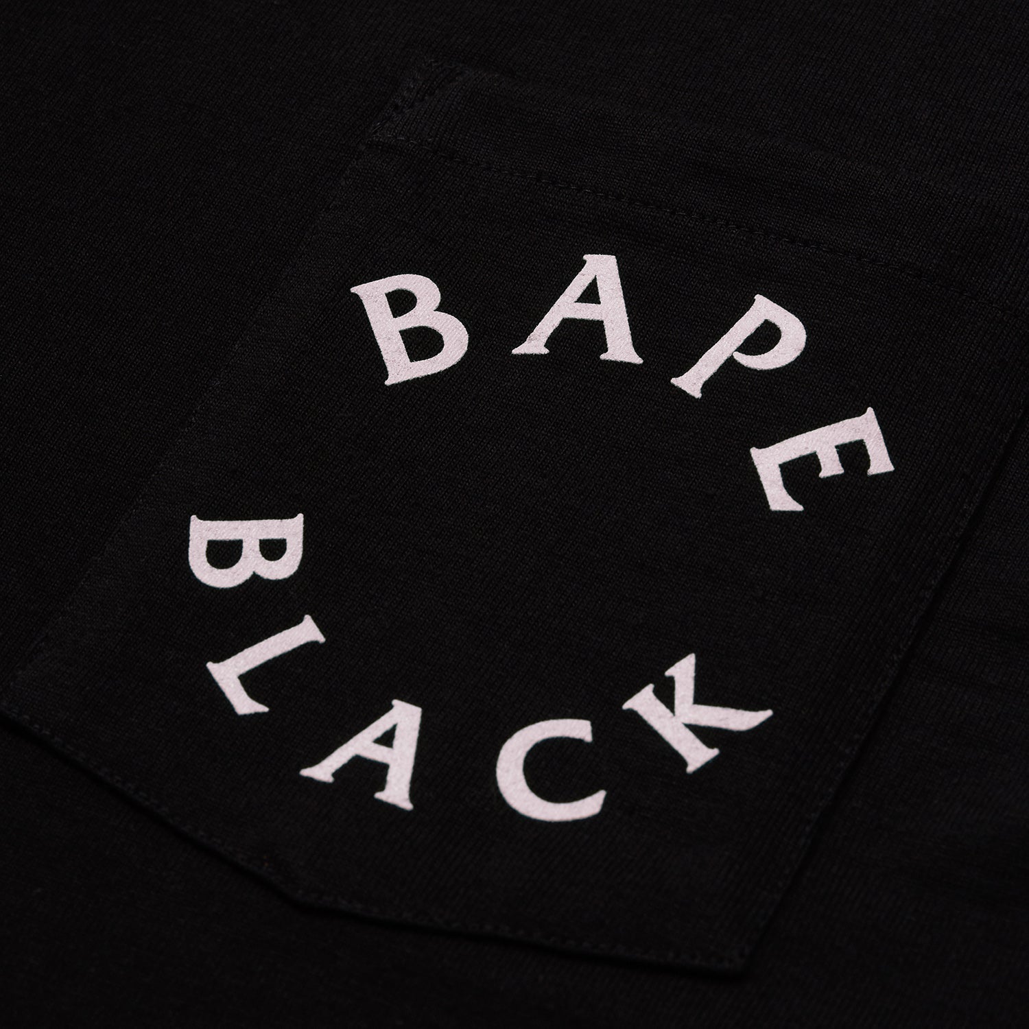BAPE BLACK APE HEAD POCKET TEE MENS