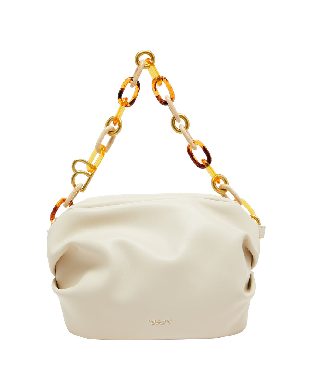 BAPY SOFT LEATHER CHUNKY CHAIN BAG LADIES