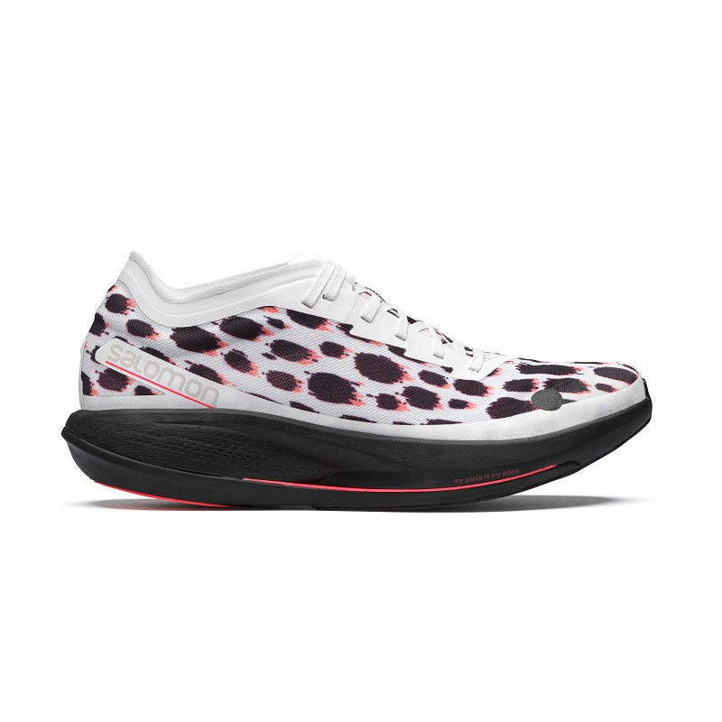 Women's Salomon Phantasm For Ciele, Nimbus Cloud/Fiery Coral/White, 10 B Medium