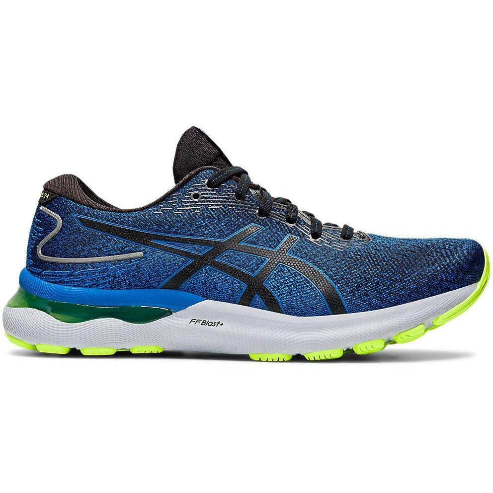 Men's Asics GEL-Nimbus 24, Black/Lake Drive, 8.5 D Medium