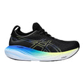 Men's Asics Gel-Nimbus 25, Black/Glow Yellow, 11 D Medium