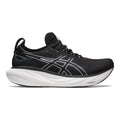 Men's Asics Gel-Nimbus 25, Black/Pure Silver, 11.5 D Medium