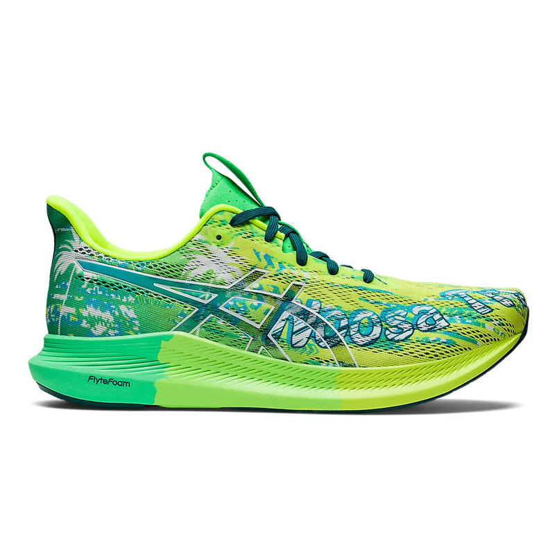 Men's Asics Noosa Tri 14, Safety Yellow/White, 12.5 D Medium