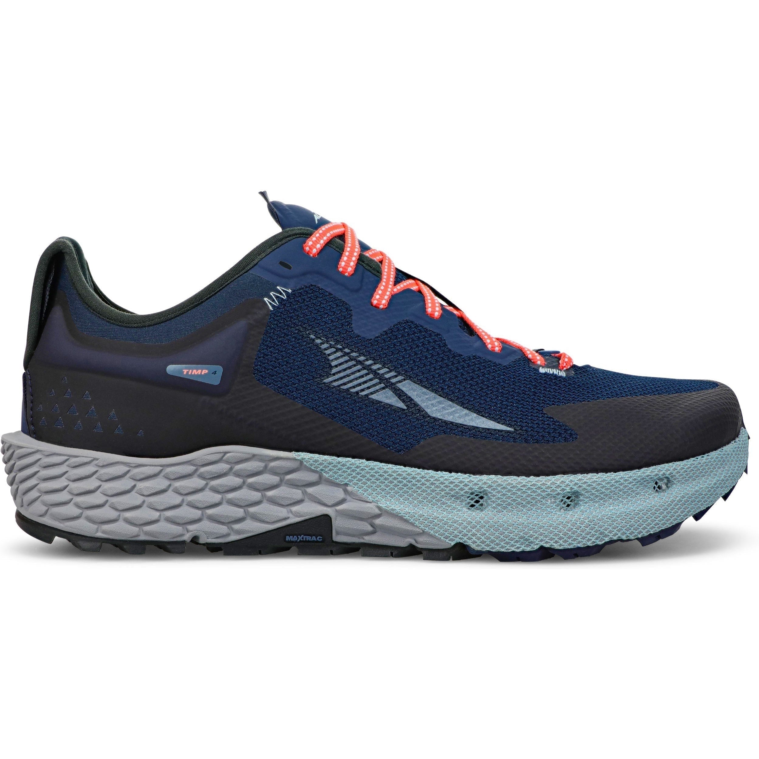 Men's Altra Timp 4, Black/Blue, 12.5 D Medium