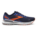 Men's Brooks Adrenaline GTS 23, Peacoat/Orange/Surf the Web, 8.5 D Medium