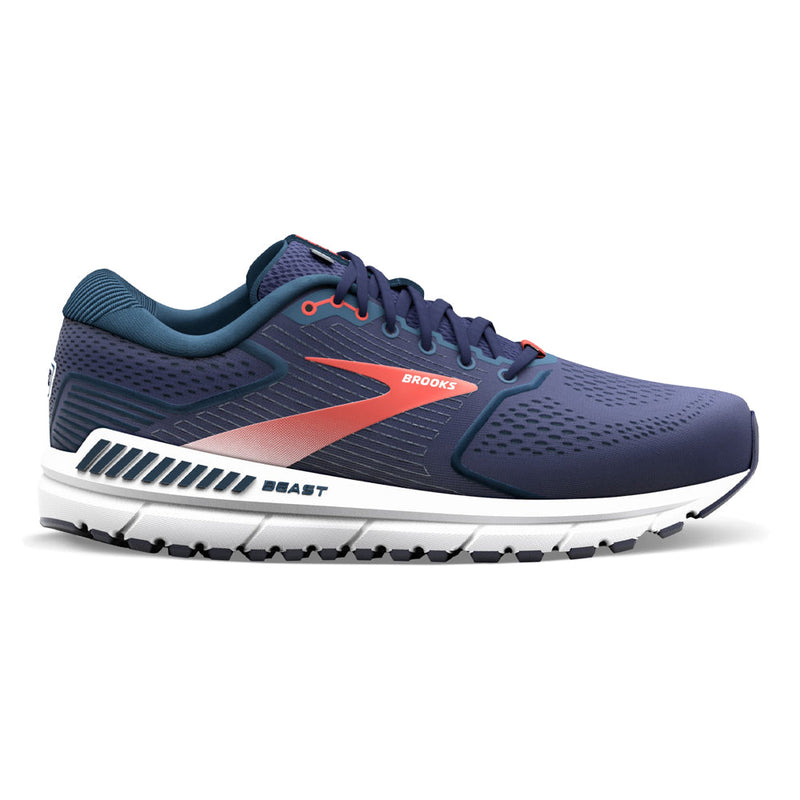 Men's Brooks Beast '20, Peacoat/Midnight/Red, 9.5 4E Extra Wide