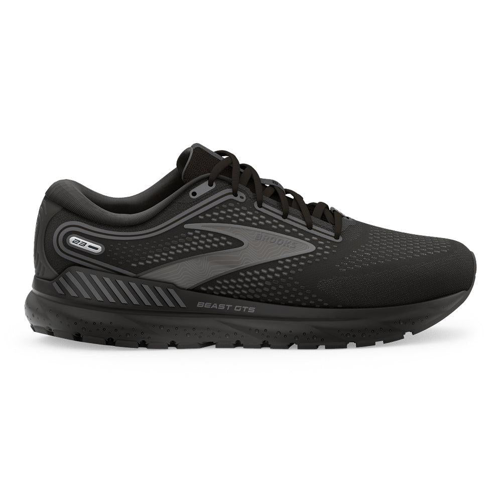 Men's Brooks Beast GTS 23, Black/Gunmetal, 12 2E Wide