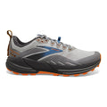 Men's Brooks Cascadia 16, Oyster Mushroom/Alloy/Orange, 13 2E Wide