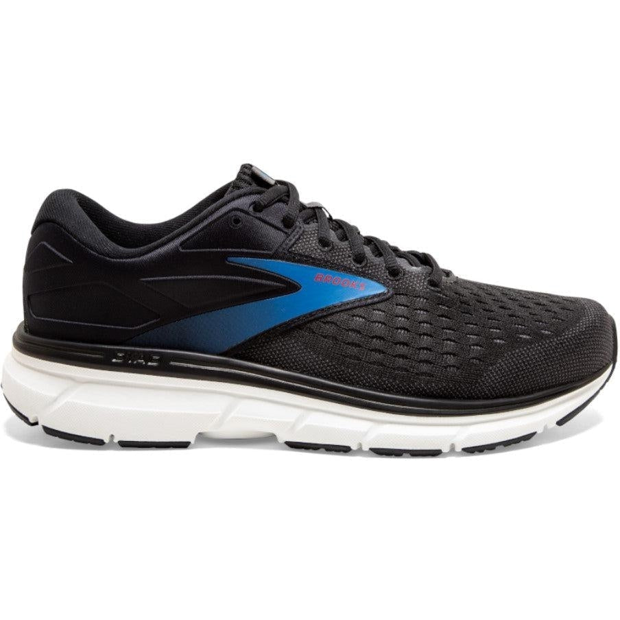 Men's Brooks Dyad 11, Black/Ebony/Blue, 14 2E Wide