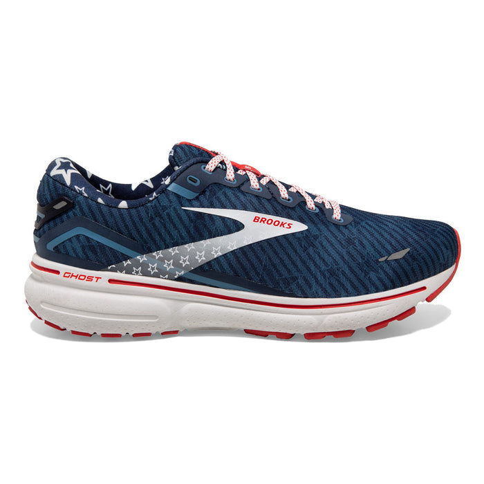 Women's Brooks Ghost 15, Titan/White/Peacoat, 10 B Medium