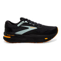 Men's Brooks Ghost Max, Black/Orange/Cloud Blue, 11.5 D Medium