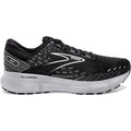 Men's Brooks Glycerin 20, Black/White/Alloy, 9.5 D Medium