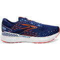 Men's Brooks Glycerin GTS 20, Blue Depths/Palace Blue/Orange, 13 D Medium