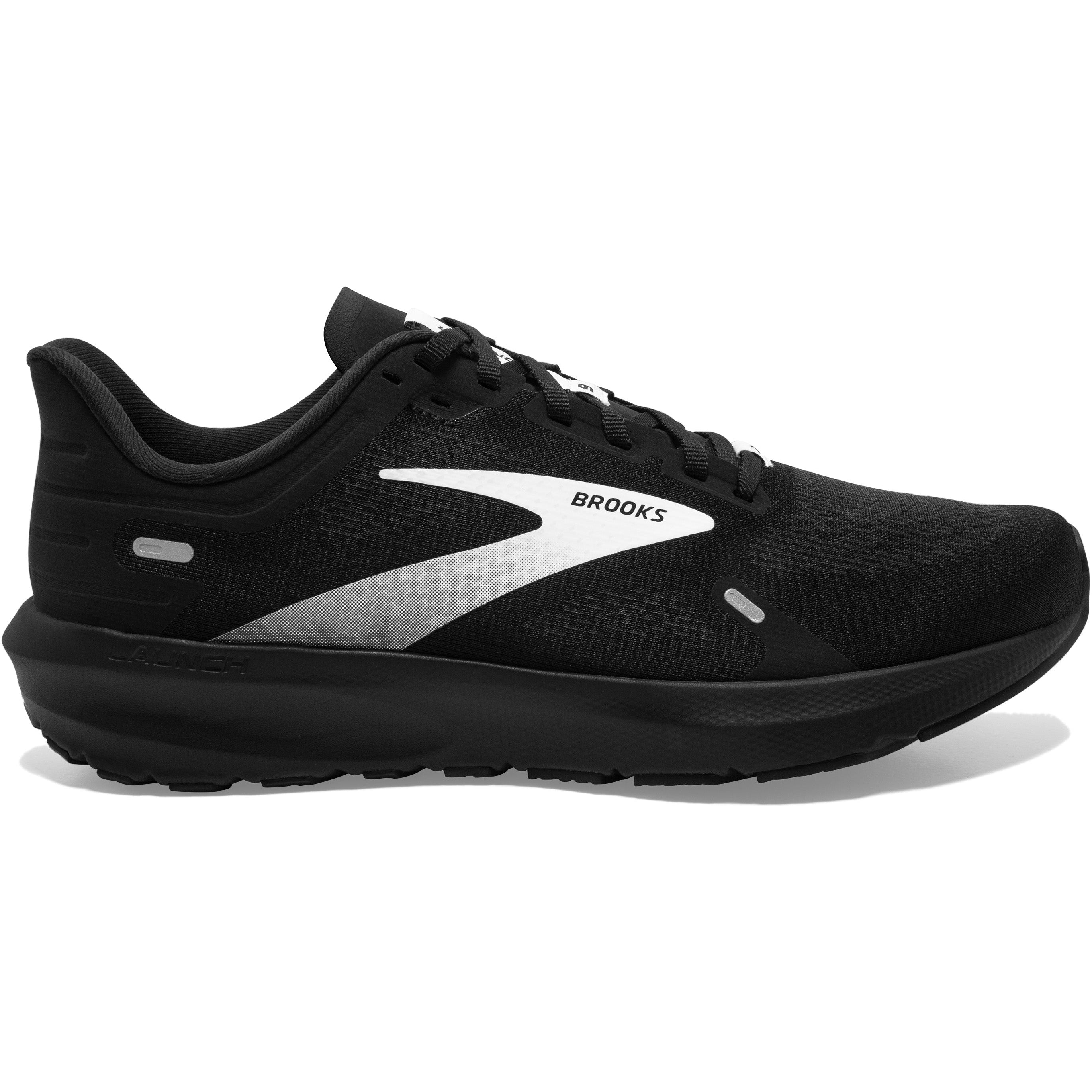 Men's Brooks Launch 9, Black/White, 11 D Medium