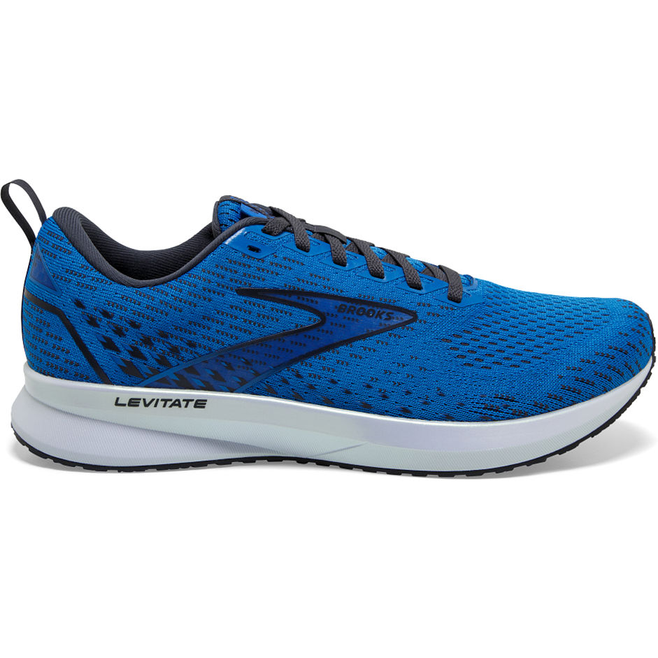 Men's Brooks Levitate 5, Blue/India Ink/White, 10 D Medium