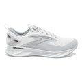 Men's Brooks Levitate 6, Bright White/Oyster Mushroom, 10.5 D Medium