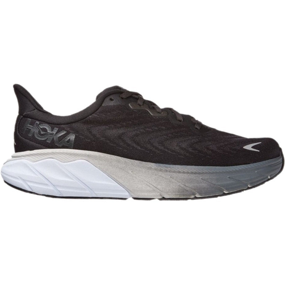Men's Hoka One One Arahi 6, Black/White, 10.5 2E Wide