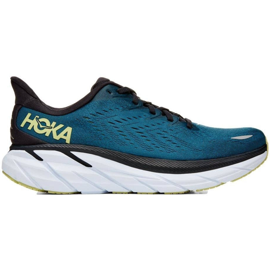 Men's Hoka One One Clifton 8, Blue Coral/Butterfly, 9.5 D Medium