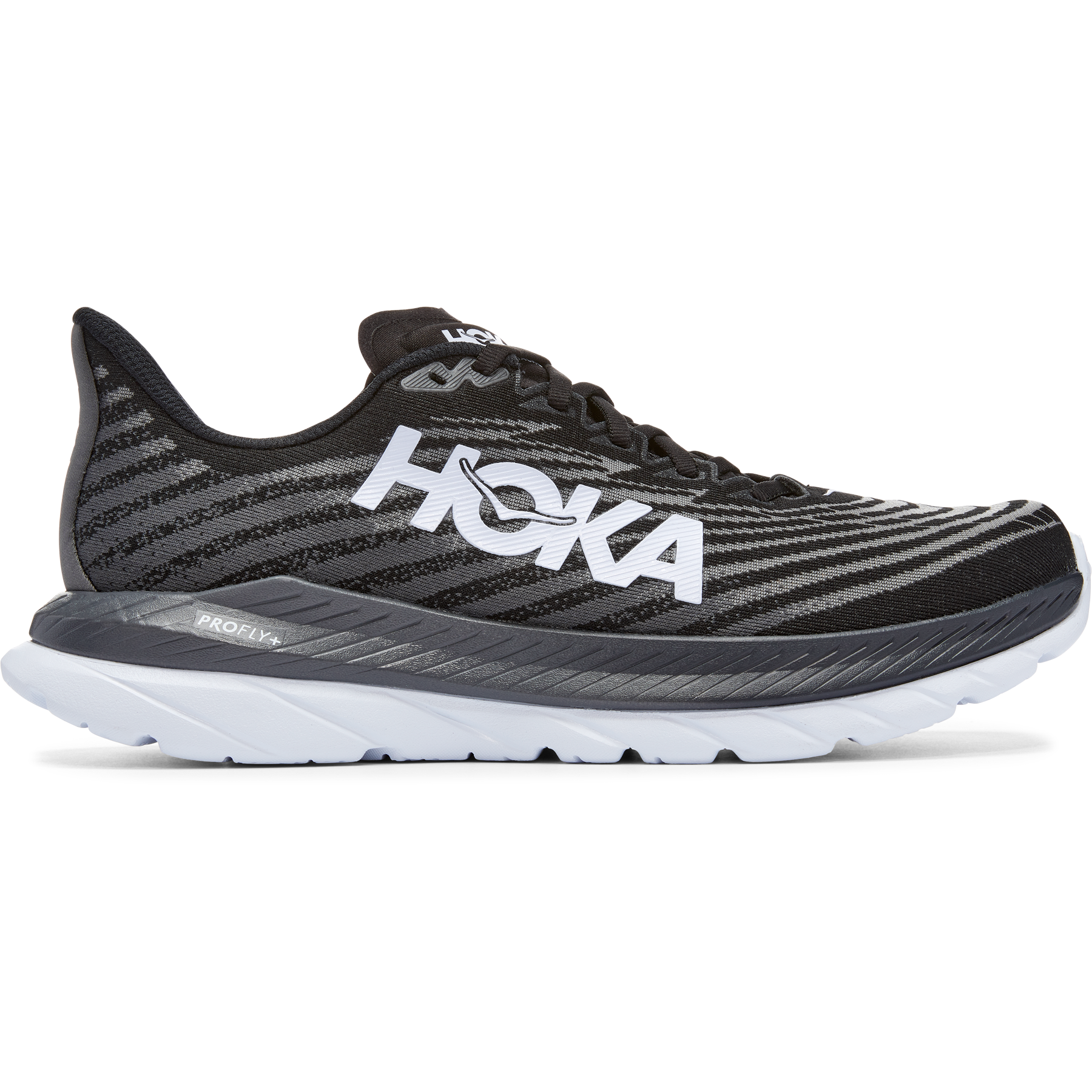 Men's Hoka One One Mach 5, Black/Castlerock, 8.5 D Medium