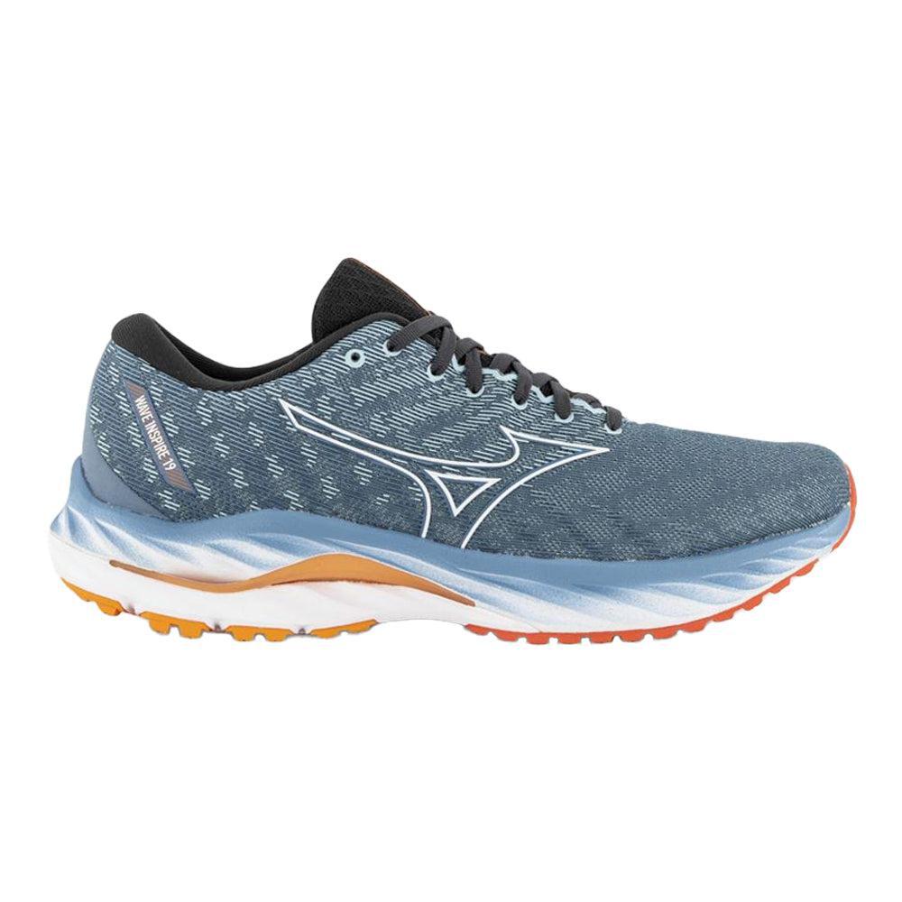 Men's Mizuno Wave Inspire 19, Provincial Blue/White, 10 D Medium