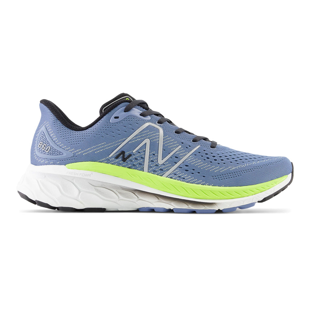 Men's New Balance Fresh Foam X 860v13, Mercury Blue/Thirty Watt, 12.5 D Medium