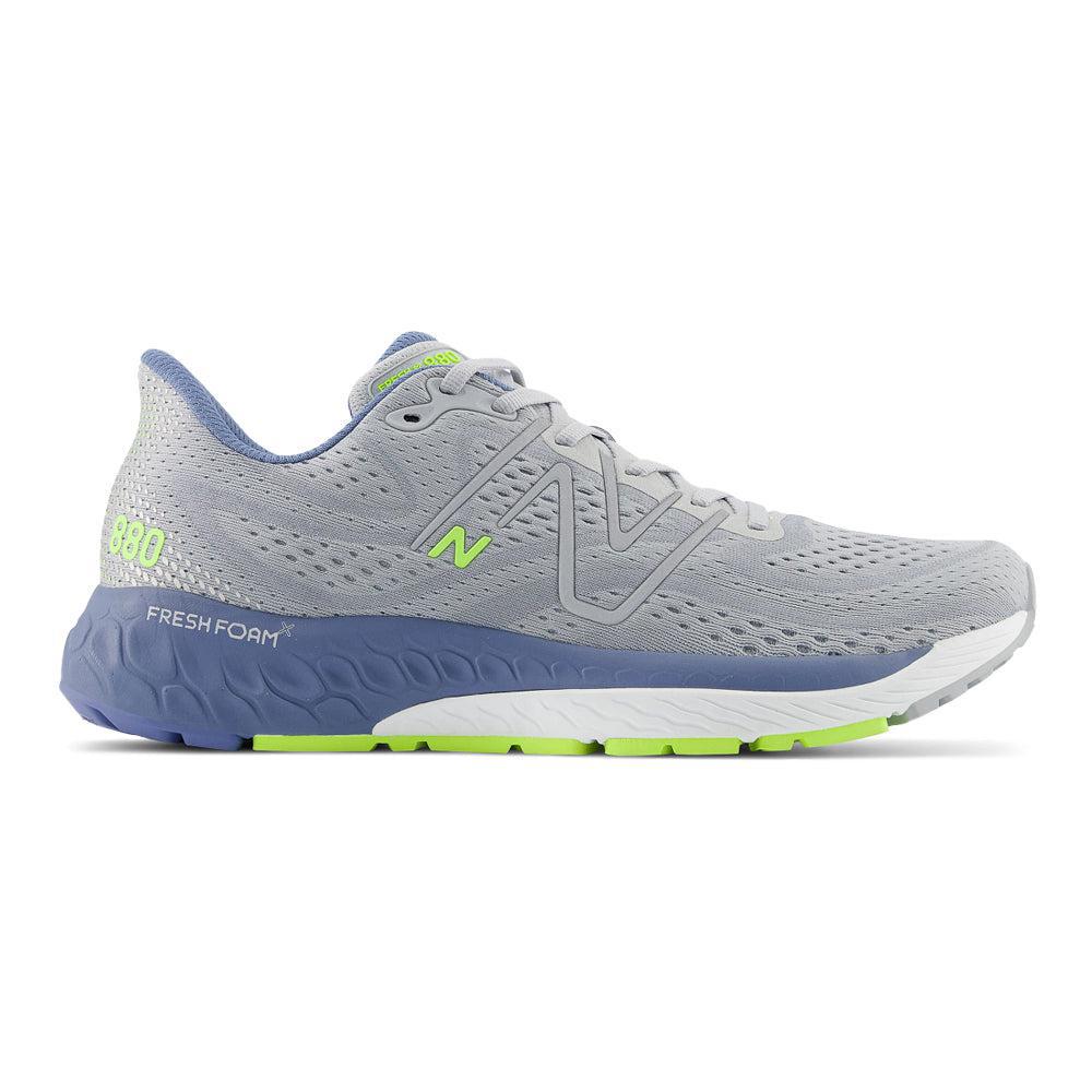 Men's New Balance Fresh Foam X 880v13, Aluminum Grey/Mercury Blue, 12 D Medium