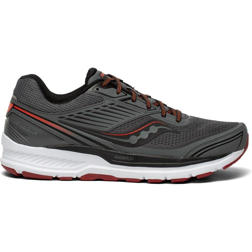 Men's Saucony Echelon 8, Shadow/Mulberry, 8.5 D Medium
