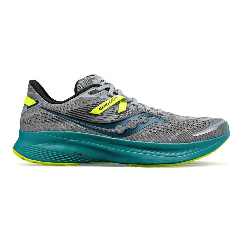 Men's Saucony Guide 16, Fossil/Moss, 11.5 2E Wide