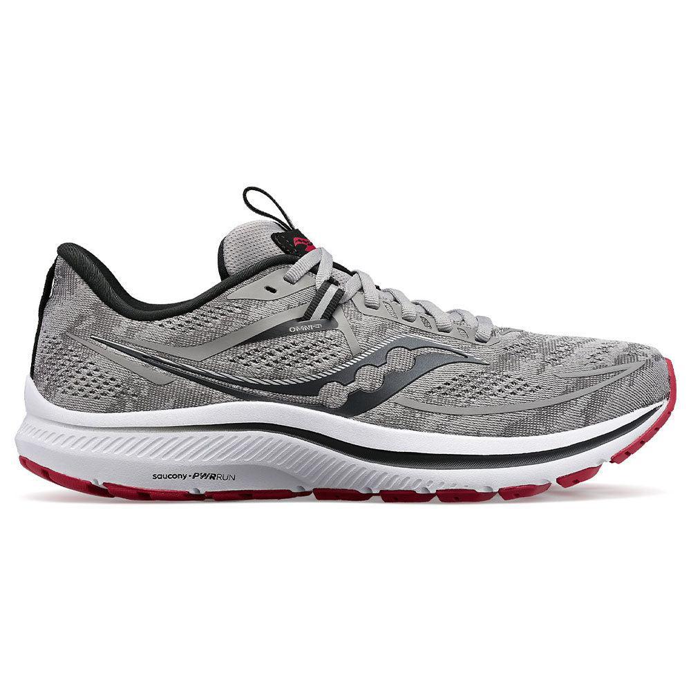 Men's Saucony Omni 21, Alloy/Garnet, 9 D Medium