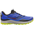 Men's Saucony Peregrine 12, Blue Raz/Acid, 13 D Medium