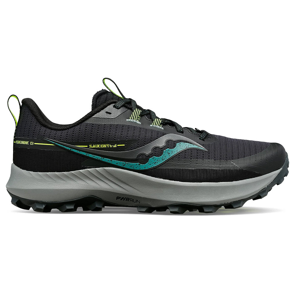 Men's Saucony Peregrine 13, Wood/Fossil, 11 D Medium