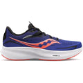 Men's Saucony Ride 15, SAPPHIRE/VIZIRED, 10 D Medium